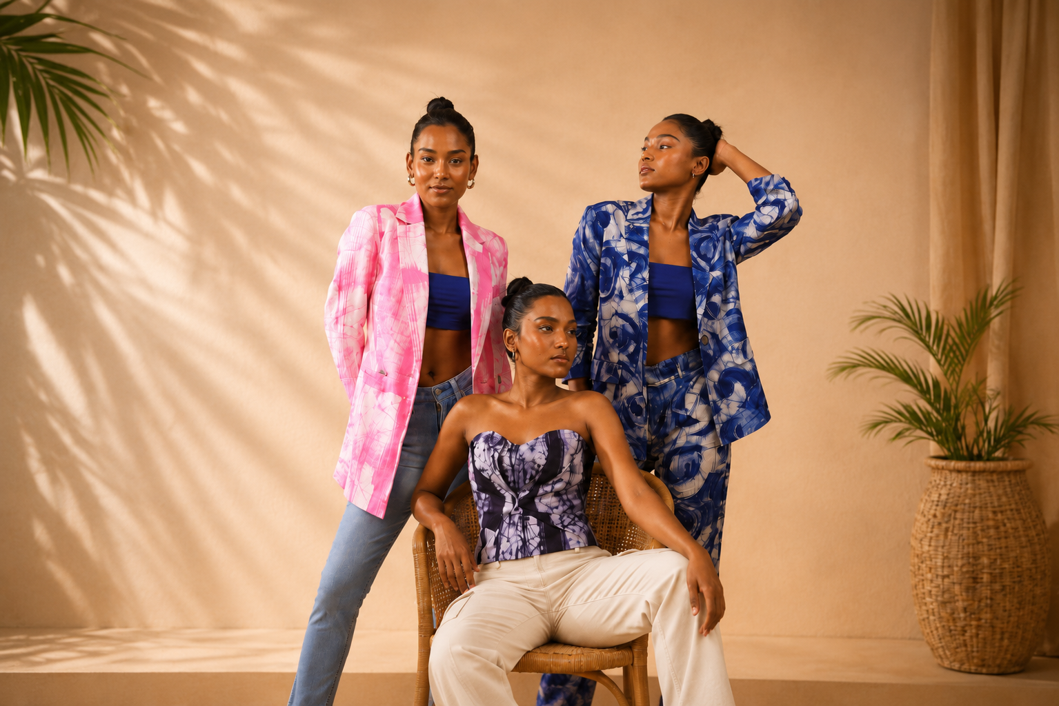 Womens Batik Blazers