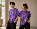 Amethyst Ripple Batik T Shirt