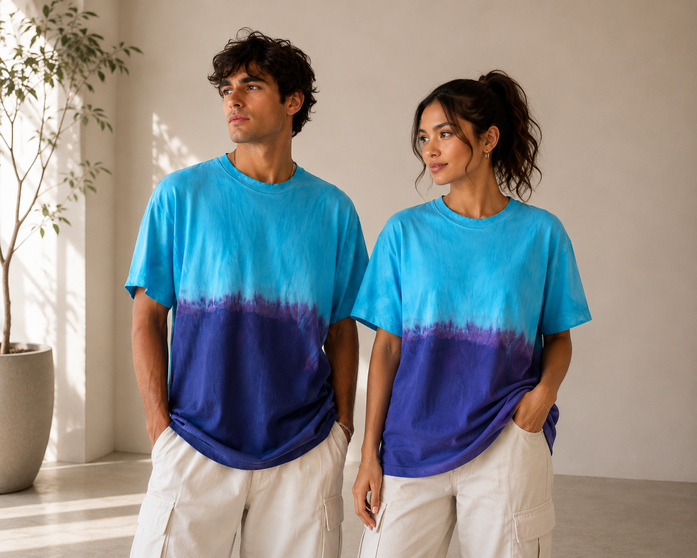 Ocean Horizon Batik Tee
