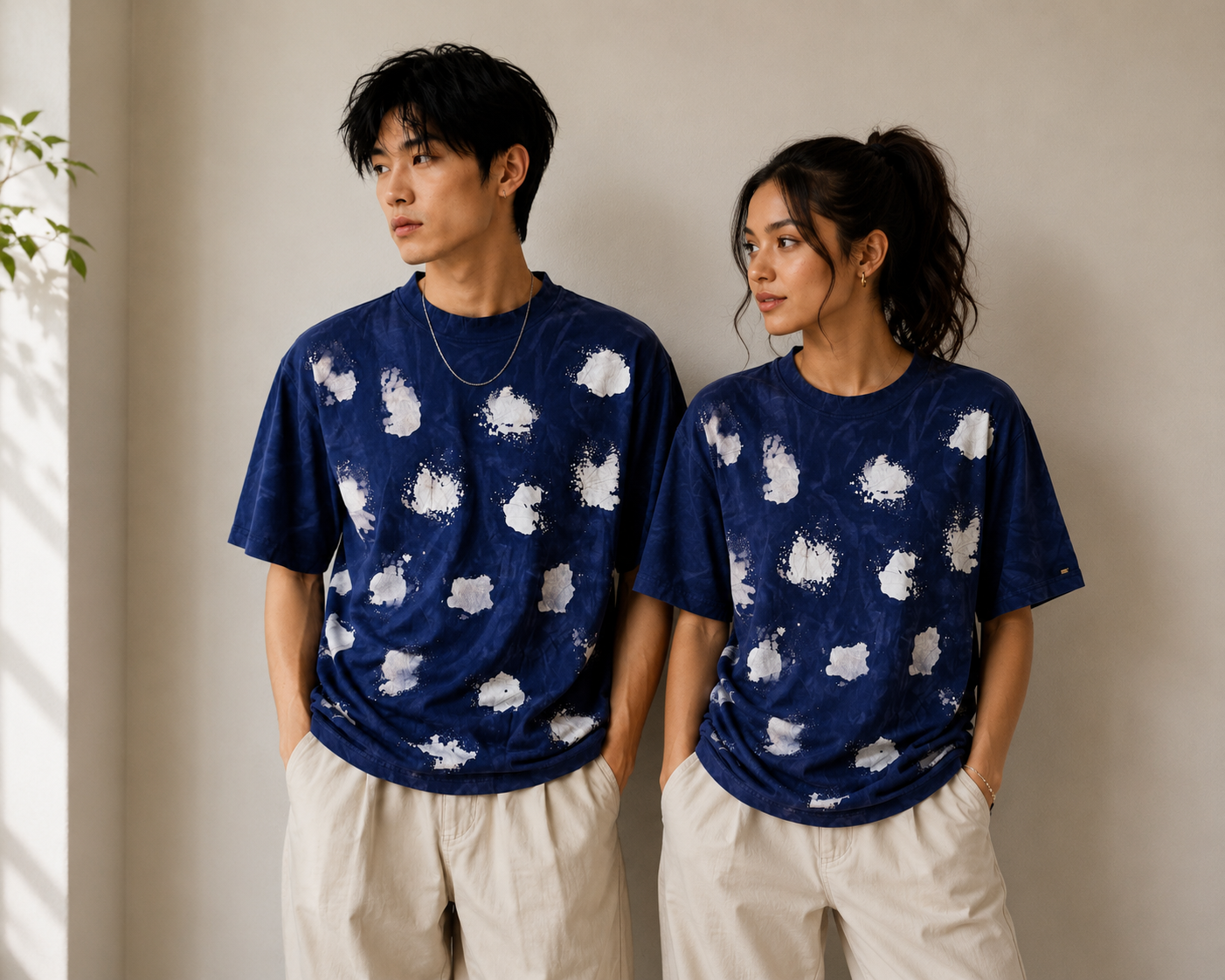 Midnight Splash Batik Tee
