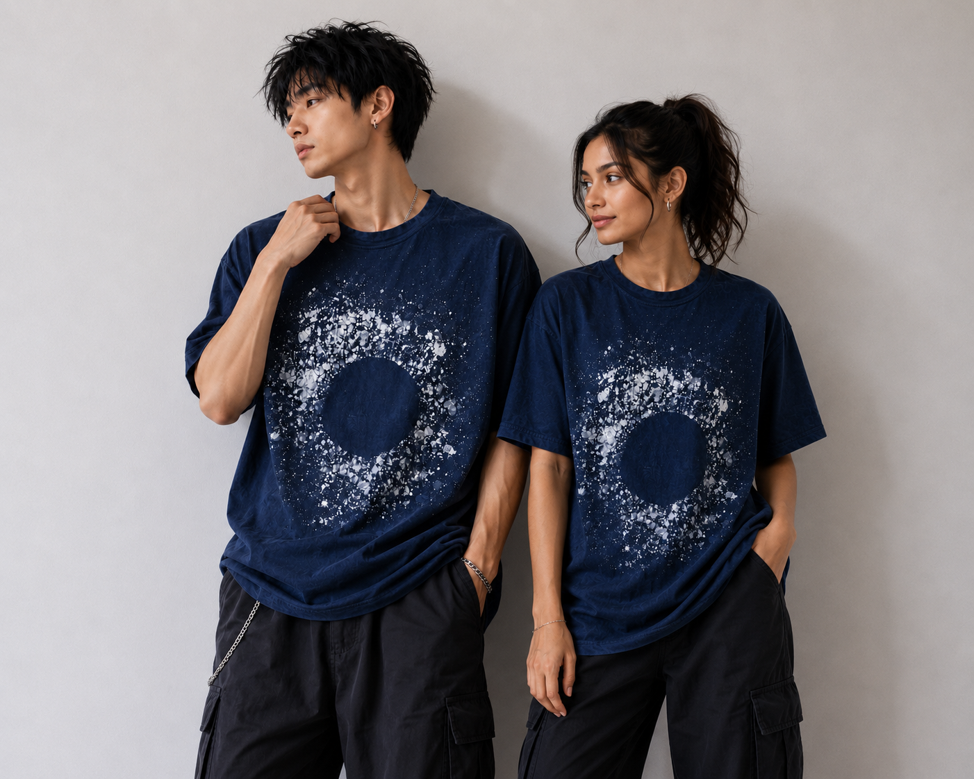 Midnight Eclipse Batik Tee