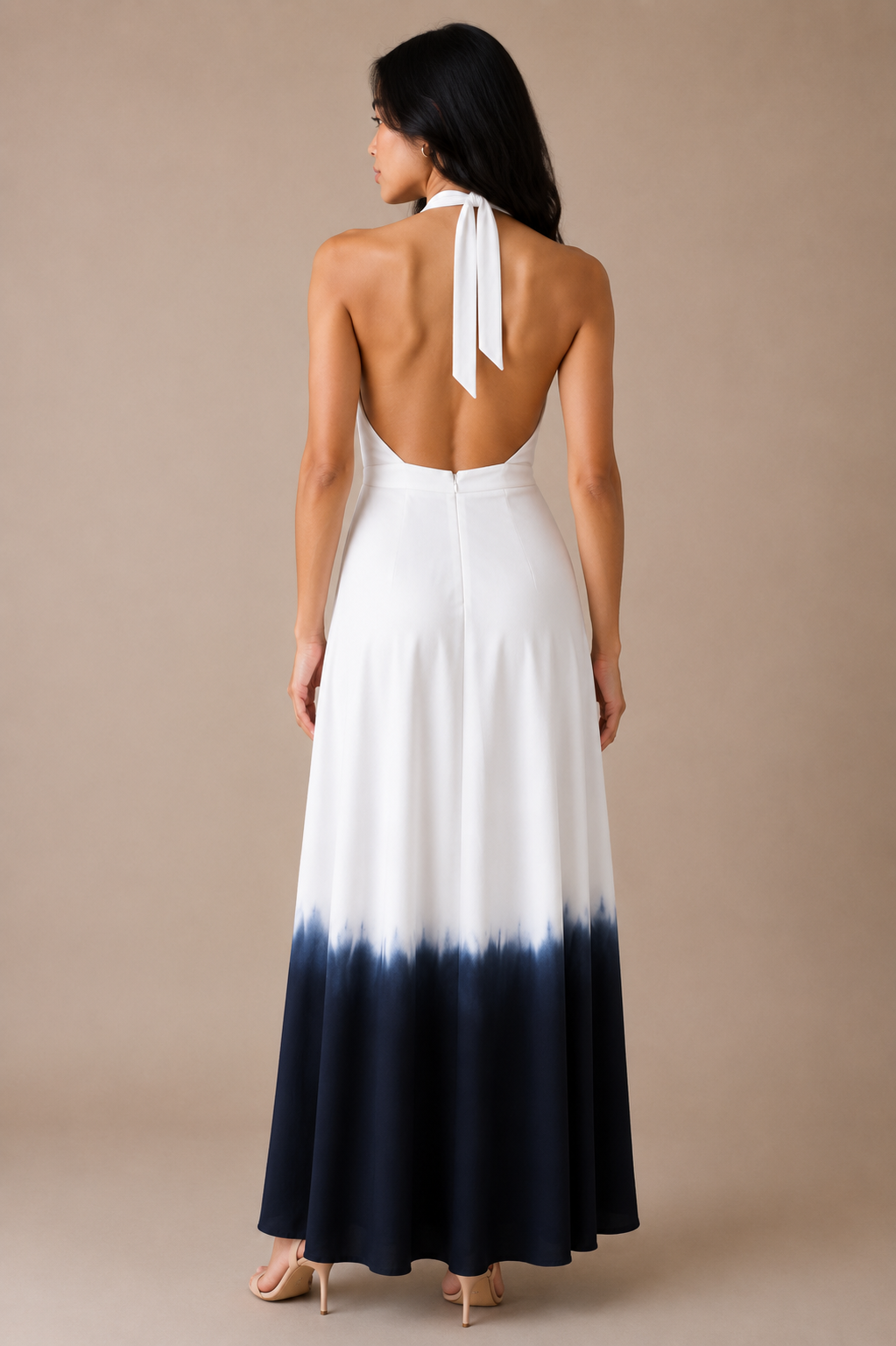 Dip Dye Silk Dress