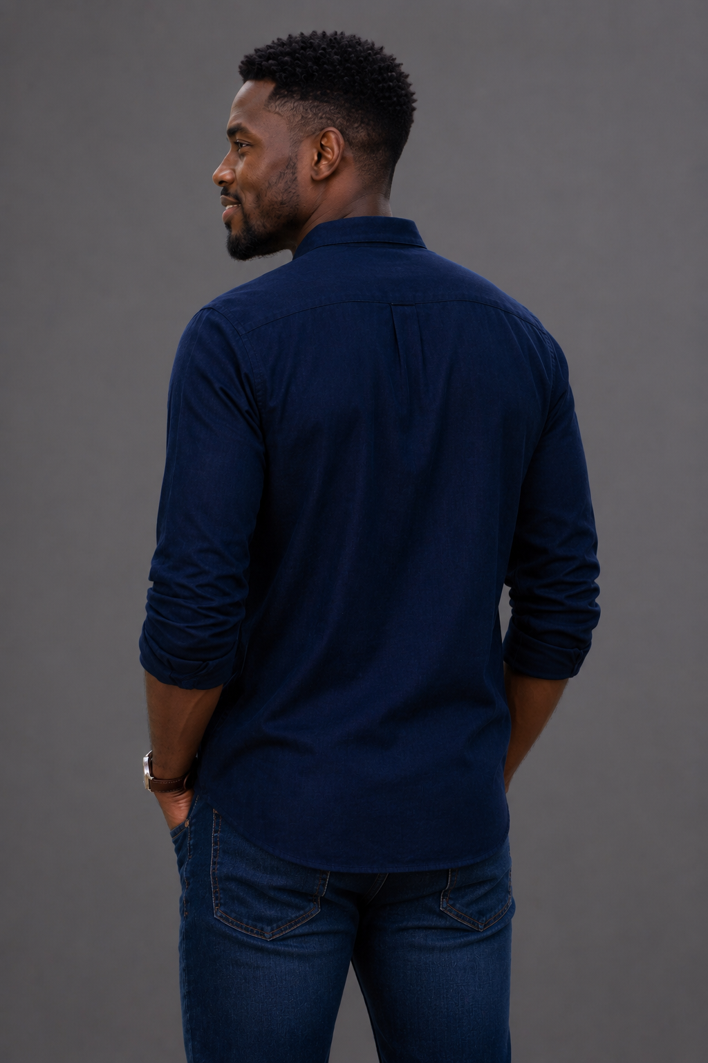 Signature Pintuck Linen Yoke Shirt