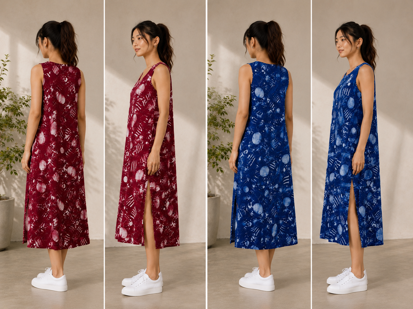 Galaxy Batik Dress