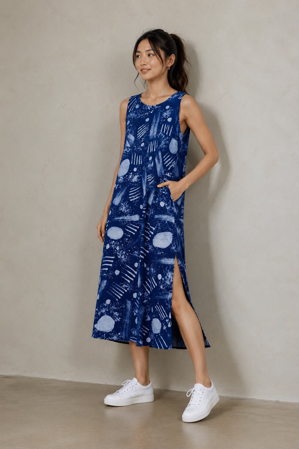 Galaxy Batik Dress