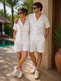 Coastal Ease Unisex Linen Co-ord Set