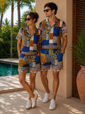 Mosaic Escape Viscose Resort Co-ord Set