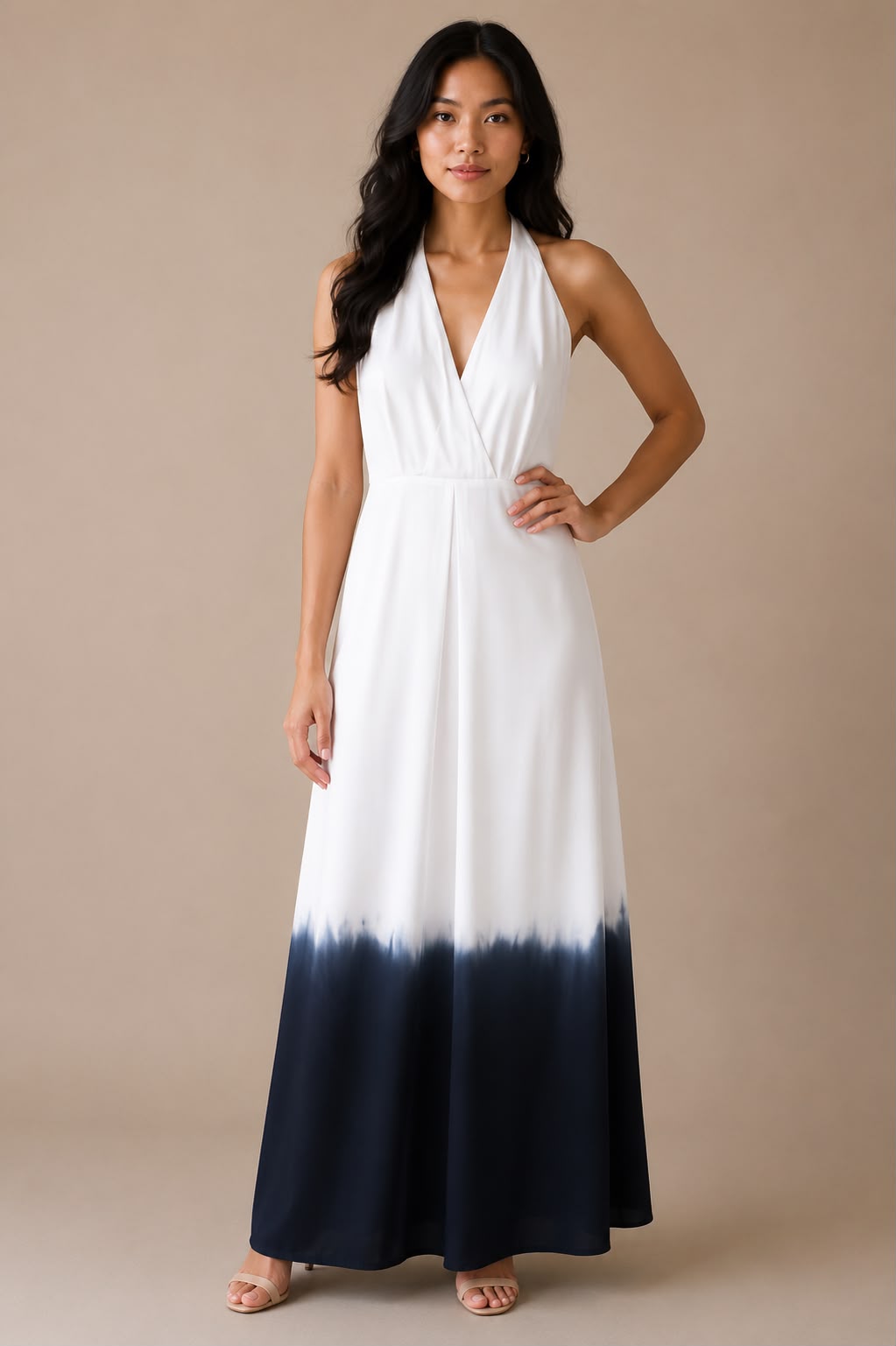 Dip Dye Silk Dress