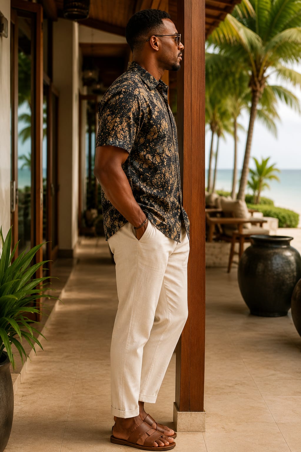 Splashed Batik mixed shades Shirt