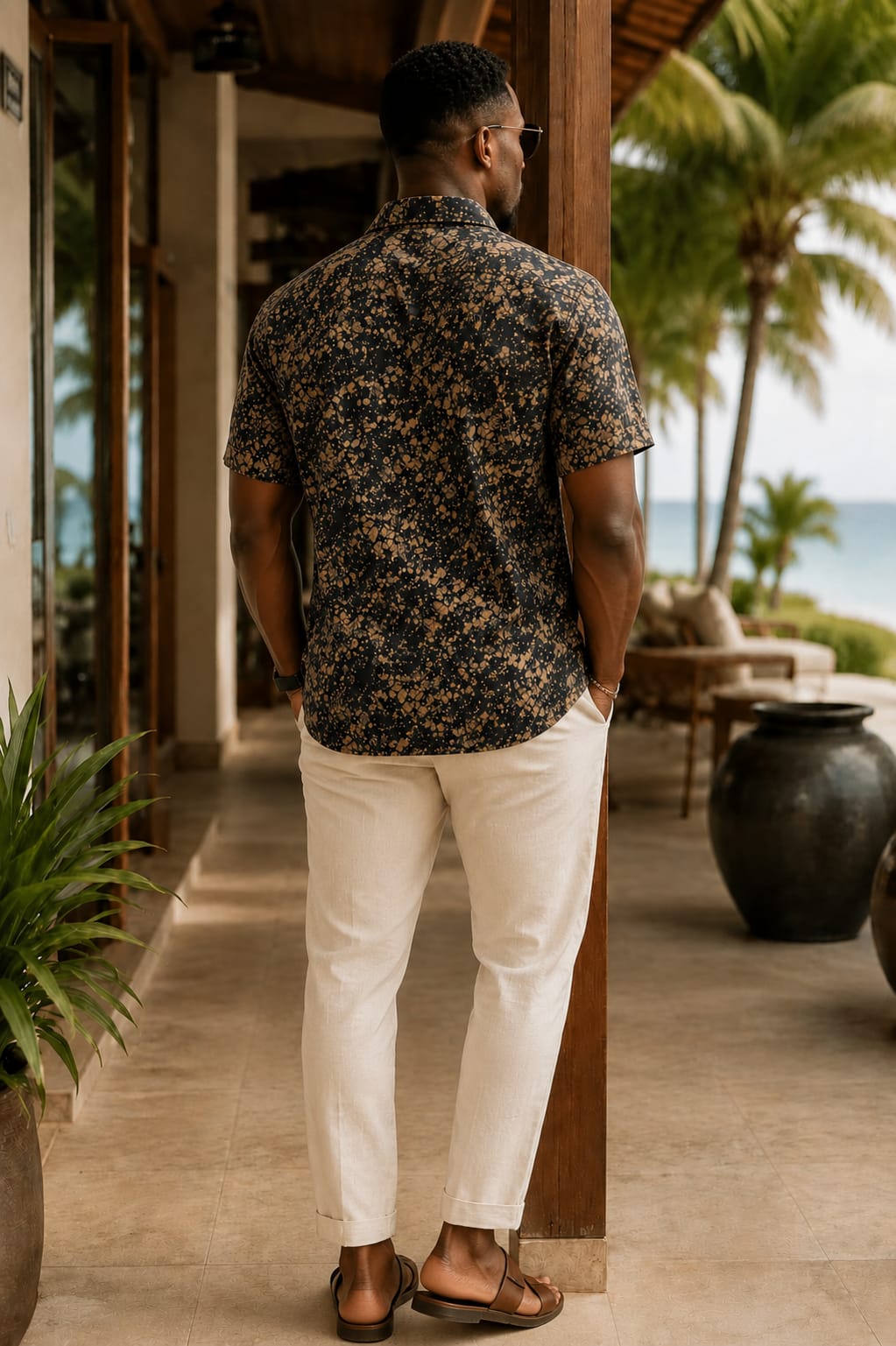 Splashed Batik mixed shades Shirt
