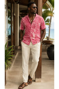 Splashed Batik Dusty Rose Shirt